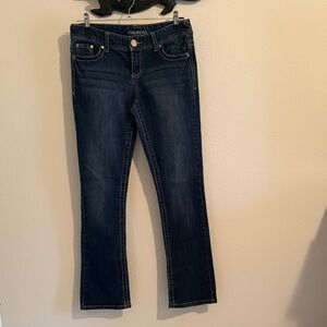 Maurices Dark Blue Boot Cut Jeans